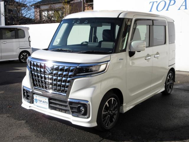 スペーシアカスタム ハイブリッドＸＳターボ　後期　純正９インチメモリーナビ　フルセグ　Ｂｌｕｅｔｏｏｔｈ　全方位モニター　ＥＴＣ　ハーフレザーシート　シートヒーター　デュアルカメラブレーキ　アダプティブクルーズコントロール　両側電動スライドドア（13枚目）