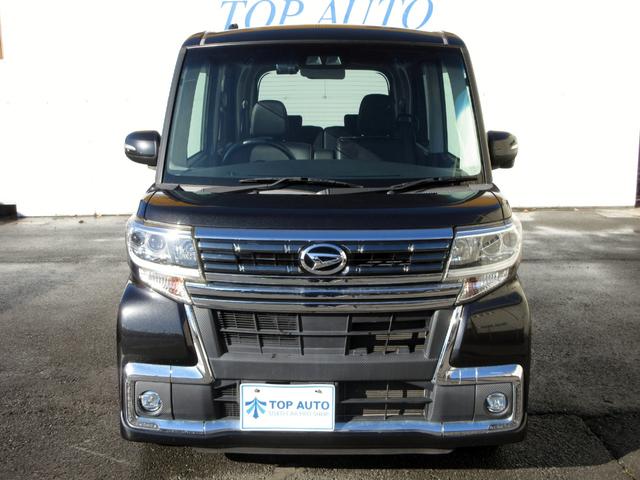 タント カスタムＲＳ　トップエディションＳＡＩＩＩ　ターボ　後期　修復歴無し　純正メモリーナビ　フルセグ　Ｂｌｕｅｔｏｏｔｈ　バックカメラ　ＥＴＣ　ドライブレコーダー　ハーフレザーシート　シートヒーター　両側電動スライド　衝突被害軽減ブレーキ（3枚目）