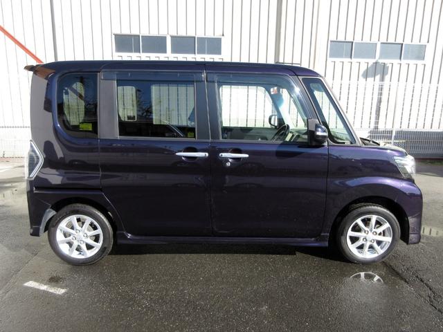 タント カスタムRS トップエディションSAII ターボ 後期 メモリーナビ 地デジ バックカメラ ETC 前後ドライブレコーダー ハーフレザーシート 両側電動スライドドア 衝突軽減ブレーキ 踏み間違い防止 レーンキープアシスト LEDヘッドライト(7枚目)