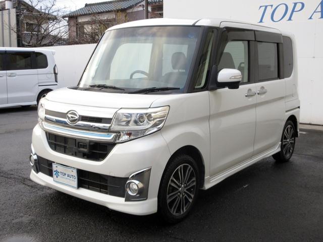 タント カスタムＲＳ　トップエディションＳＡ　ターボ　修復歴無し　メモリーナビ　フルセグ　Ｂｌｕｅｔｏｏｔｈ　バックカメラ　ＥＴＣ　ドライブレコーダー　衝突被害軽減ブレーキ　両側電動スライド　プッシュスタート　スマートキー　ロールシェード　アルミ（13枚目）