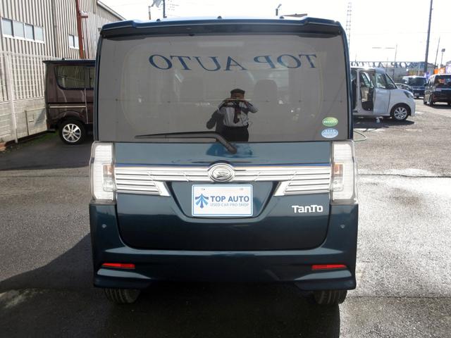 タント カスタムＲＳ　トップエディションＶＳ　ＳＡＩＩＩ　ターボ　後期　フルセグ　ＤＶＤ再生　Ｂｌｕｅｔｏｏｔｈ　ＥＴＣ　障害物センサー　ハーフレザーシート　シートヒーター　両側パワースライド　ＬＥＤヘッドライト　衝突被害軽減ブレーキ　アクセル踏み間違い防止（5枚目）