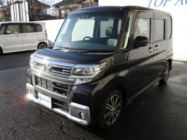 タント カスタムＲＳ　トップエディションリミテッドＳＡＩＩＩ　ターボ　後期　修復歴無し　ナビ　フルセグ　ＤＶＤ再生　Ｂｌｕｅｔｏｏｔｈ　パノラマモニター　ドライブレコーダー　ＥＴＣ　両側パワースライド　純正１５インチアルミ　衝突被害軽減ブレーキ　踏み間違い防止（13枚目）