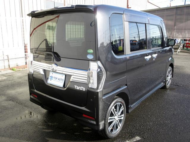 タント カスタムＲＳ　トップエディションリミテッドＳＡＩＩＩ　ターボ　後期　修復歴無し　ナビ　フルセグ　ＤＶＤ再生　Ｂｌｕｅｔｏｏｔｈ　パノラマモニター　ドライブレコーダー　ＥＴＣ　両側パワースライド　純正１５インチアルミ　衝突被害軽減ブレーキ　踏み間違い防止（15枚目）