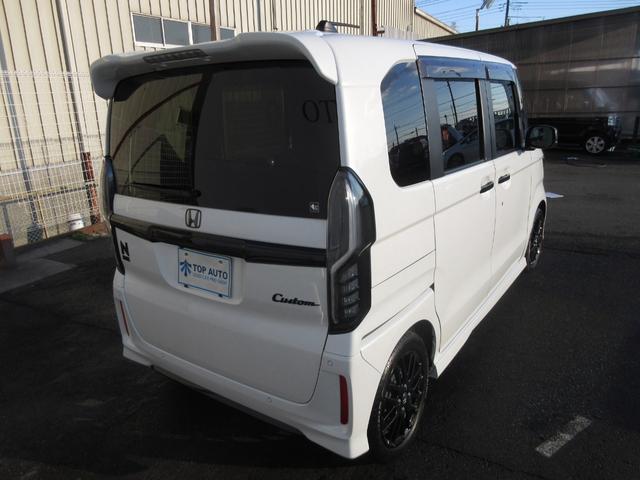 Ｎ－ＢＯＸカスタム Ｌターボ　スタイル＋ブラック　９インチメモリーナビ　フルセグ　ブルートゥース　バックカメラ　ＥＴＣ　前後ドライブレコーダー　ハーフレザーシート　シートヒーター　両側電動スライドドア　電子パーキング　アダプティブクルーズコントロール（15枚目）