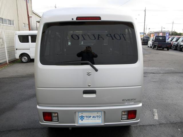 エブリイ PA 地区限定車 ハイルーフ キーレス 前席パワーウィンドウ Wエアバッグ 後席フルフラットシート 積載350kg タイミングチェーン 純正セキュリティ CDオーディオ(5枚目)