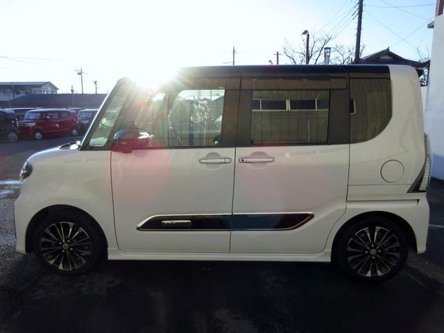 タント カスタムＲＳセレクション　ターボ　修復歴無し　純正９型メモリーナビ　フルセグ　ブルートゥース　全周囲カメラ　ＥＴＣ　ドライブレコーダー　ハーフレザーシート　シートヒーター　両側電動スライドドア　アダプティブクルーズコントロール（9枚目）