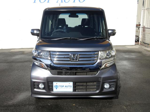 N-BOXカスタム G・Lパッケージ メモリーナビ 地デジ ETC パワースライドドア HIDヘッドライト フォグライト フルフラットシート アイドリングストップ プッシュスタート スマートキー ウィンカーミラー(3枚目)