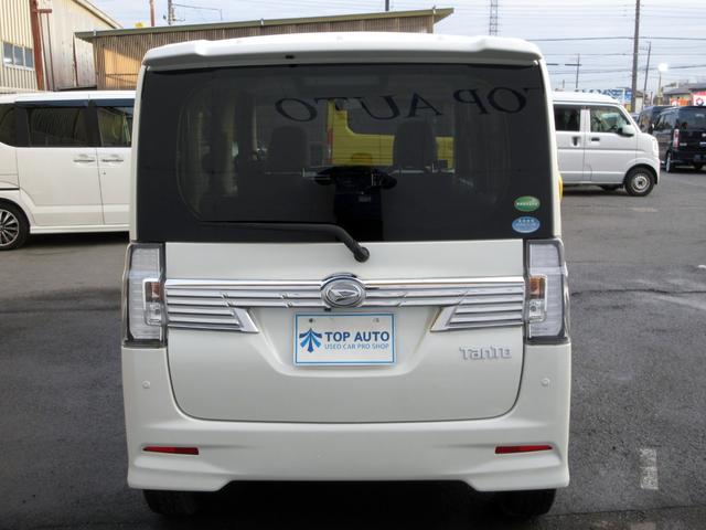 タント カスタムRS トップエディションリミテッドSAIII ターボ 後期 純正8インチメモリーナビ フルセグ ブルートゥース パノラマモニター ETC ドライブレコーダー ハーフレザーシート シートヒーター ブレーキサポート プッシュスタート スマートキー(5枚目)