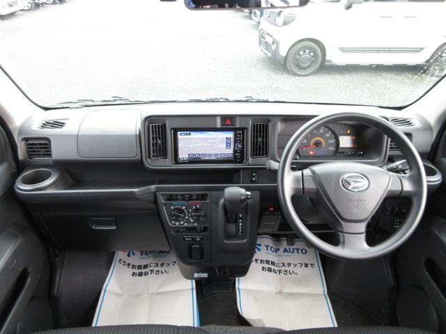ハイゼットカーゴ クルーズＳＡＩＩＩ　ハイルーフ　ビジネスパッケージ　修復歴無し　純正メモリーナビ　フルセグ　ブルートゥース　バックカメラ　ＥＴＣ　ドライブレコーダー　ブレーキサポート　オーバーヘッドコンソール　電格ミラー　キーレスキー（37枚目）