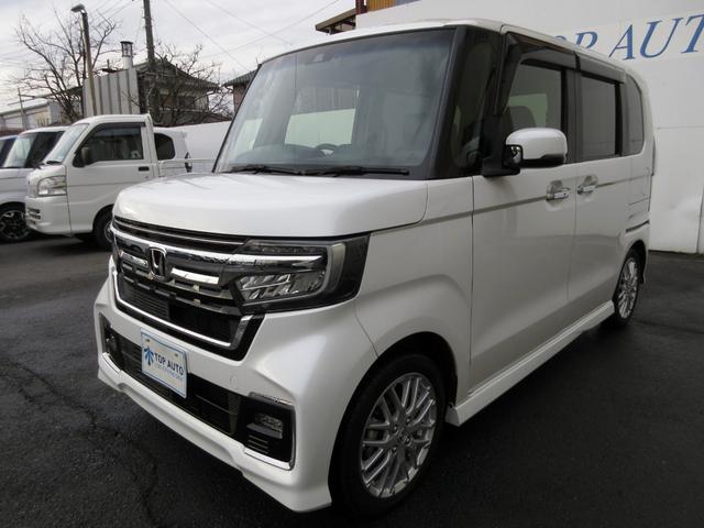 Ｎ－ＢＯＸカスタム Ｌターボ　ホンダセンシング　８インチナビ　フルセグ　Ｂｌｕｅｔｏｏｔｈ接続　バックカメラ　前後ドラレコ　ＥＴＣ　左右パワースライドドア　シートヒーター　ハーフレザーシート　パドルシフト　電子パーキング　ＡＣＣ（13枚目）