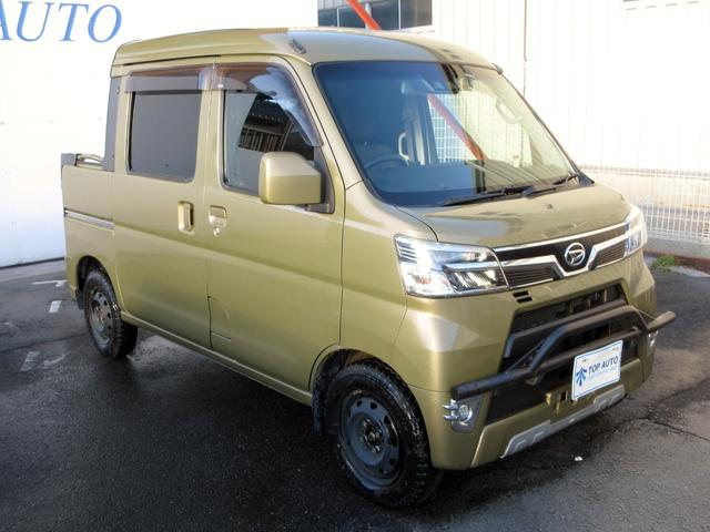 ハイゼットカーゴ デッキバンＧ　ＳＡＩＩＩ　パートタイム４ＷＤ　後期　修復歴無し　ＥＴＣ２．０　ワイドナビ　フルセグ　ブルートゥース接続　バックカメラ　前後ドラレコ　スマートアシスト　誤発進抑制　ＬＥＤライト　オーチマチックハイビーム　キーレス（11枚目）