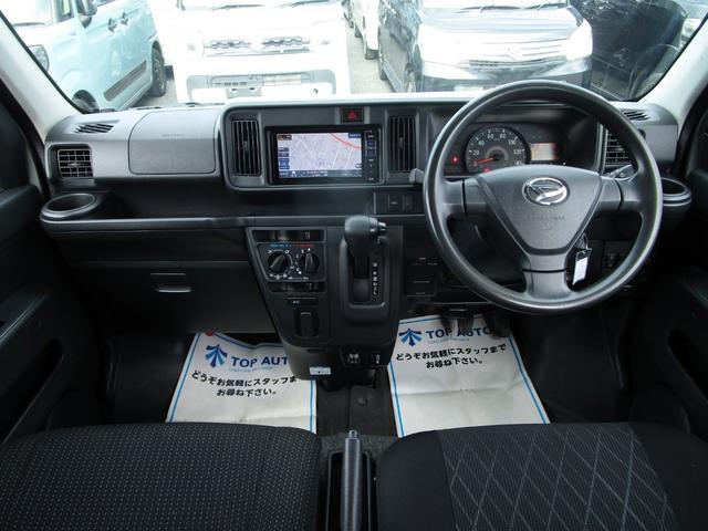 ハイゼットカーゴ デッキバンＧ　ＳＡＩＩＩ　パートタイム４ＷＤ　後期　修復歴無し　ＥＴＣ２．０　ワイドナビ　フルセグ　ブルートゥース接続　バックカメラ　前後ドラレコ　スマートアシスト　誤発進抑制　ＬＥＤライト　オーチマチックハイビーム　キーレス（38枚目）