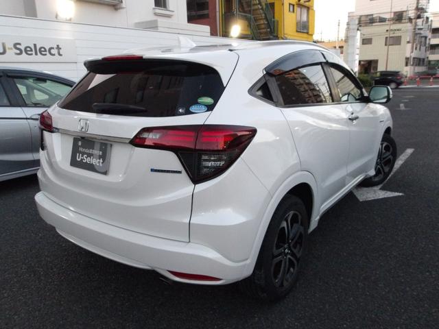 ヴェゼル ハイブリッドＺ・ホンダセンシング　弊社下取ワンオーナー車　Ｂｌｕｅｔｏｏｔｈ接続対応ギャザズメモリーナビ　リアカメラ　ＵＳＢジャック　運転席＆助手席シートヒーター　クルーズコントロール（2枚目）