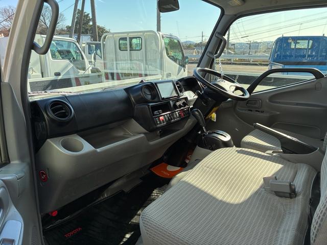 ダイナトラック ロングシングルジャストロー 新免許対応車両 ディーゼルターボ オートマ車 高床 1250kg積載 10尺スチール荷台4ナンバー車 ナビ ETC 電格ミラー(7枚目)