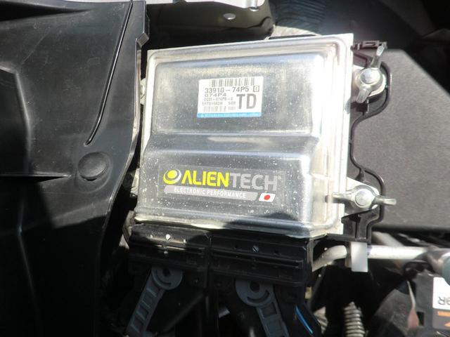 ベースグレード　ＭＯＮＳＴＥＲ　ＳＰＯＲＴエアロ　ＴＥＩＮ車高調　ＭＡＮＡＲＥＹ１５インチＡＷ　ＡＬＩＥＮＴＥＣＨ　ＥＣＵ８０ＰＳ仕様　ＴＡＫＥＯＦＦ／ＣＲＯＳＳウイング　ＢＲＩＤＥフルバケシート　ナビ／フルセグＴＶ(41枚目)