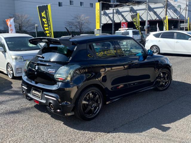 スイフトスポーツ ベースグレード モンスターK200タービン/ECU/PFX400インテーク/GTウイング☆HKS車高調/マフラー☆RAYSボルク17AW☆LEDテール☆純正エアロ☆アイライン☆追加4メーター☆ナビTV全周囲カメラ(5枚目)