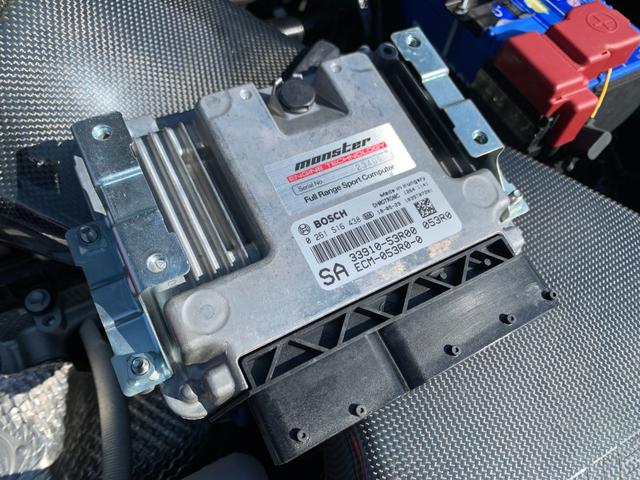 スイフトスポーツ ベースグレード モンスターK200タービン/ECU/PFX400インテーク/GTウイング☆HKS車高調/マフラー☆RAYSボルク17AW☆LEDテール☆純正エアロ☆アイライン☆追加4メーター☆ナビTV全周囲カメラ(12枚目)