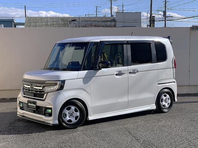 N-BOXカスタム Lターボ 無限エアロ/マフラー/ウイング/グリル☆マイスター16インチAW☆BLITZ車高調DSC付☆BR-ROMハイオク仕様☆ブローオフバルブ☆各タワーバー☆9インチナビTV☆デジタルインナーミラー☆(3枚目)