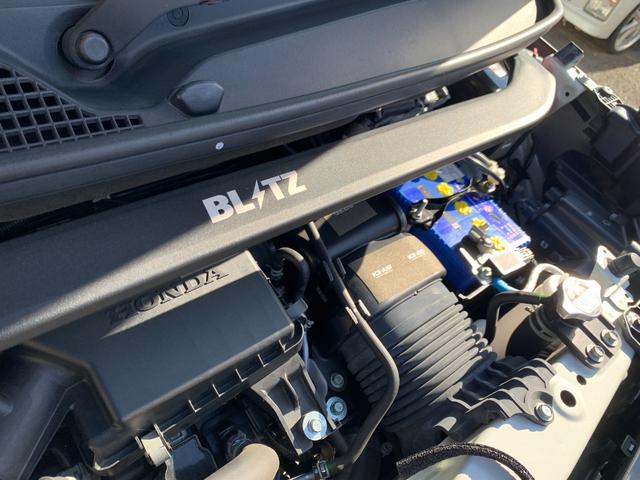 N-BOXカスタム Lターボ 無限エアロ/マフラー/ウイング/グリル☆マイスター16インチAW☆BLITZ車高調DSC付☆BR-ROMハイオク仕様☆ブローオフバルブ☆各タワーバー☆9インチナビTV☆デジタルインナーミラー☆(62枚目)