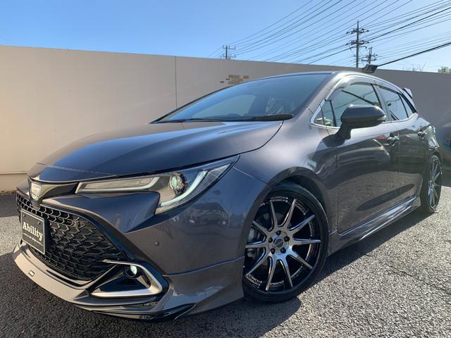 カローラスポーツ ハイブリッドＧ　スタイルパッケージ　モデリスタエアロ☆社外ゲートスポイラー＆リアスポイラー☆マーベリック１９インチＡＷ☆ＨＫＳ車高調☆ＬＥＤヘッドライト☆ＢＳＭ☆純正ナビ／ＢＴオーディオ／バックカメラ☆（10枚目）