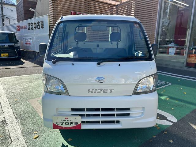 ハイゼットトラック エアコン・パワステ　スペシャル　純正ラジオ　バイザー　純正ラジオ、サイドバイザー、ラバーマット、マニュアルエアコン、（3枚目）