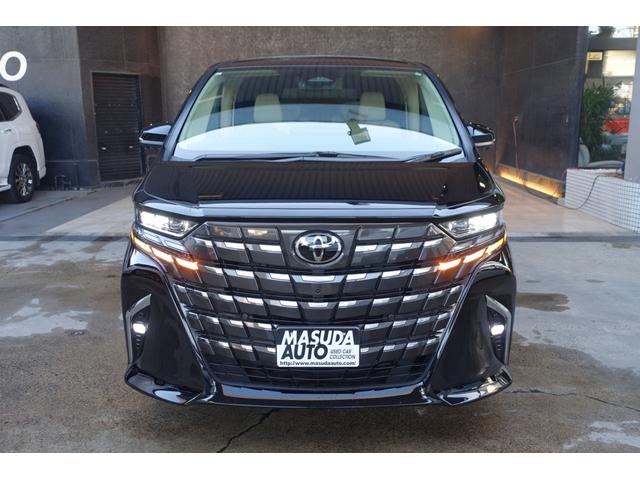 アルファードハイブリッド エグゼクティブラウンジ OPカーテン DVDデッキ JBL パノラミックM リアエンターテイメント AC100V1500W HDMI ETC2.0 SR トヨタチームメイト 置くだけ充電 3電ドア BSM(3枚目)