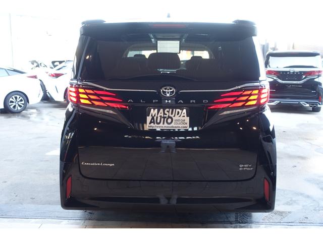 アルファードハイブリッド エグゼクティブラウンジ OPカーテン DVDデッキ JBL パノラミックM リアエンターテイメント AC100V1500W HDMI ETC2.0 SR トヨタチームメイト 置くだけ充電 3電ドア BSM(7枚目)