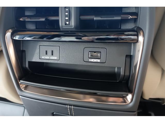 アルファードハイブリッド エグゼクティブラウンジ OPカーテン DVDデッキ JBL パノラミックM リアエンターテイメント AC100V1500W HDMI ETC2.0 SR トヨタチームメイト 置くだけ充電 3電ドア BSM(15枚目)