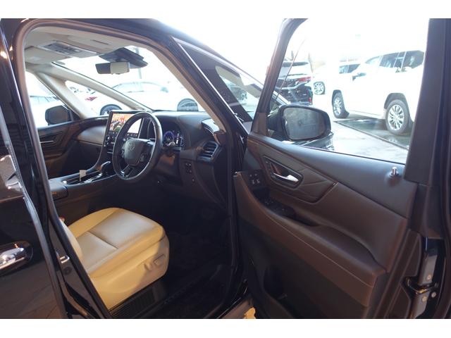 アルファードハイブリッド エグゼクティブラウンジ OPカーテン DVDデッキ JBL パノラミックM リアエンターテイメント AC100V1500W HDMI ETC2.0 SR トヨタチームメイト 置くだけ充電 3電ドア BSM(41枚目)