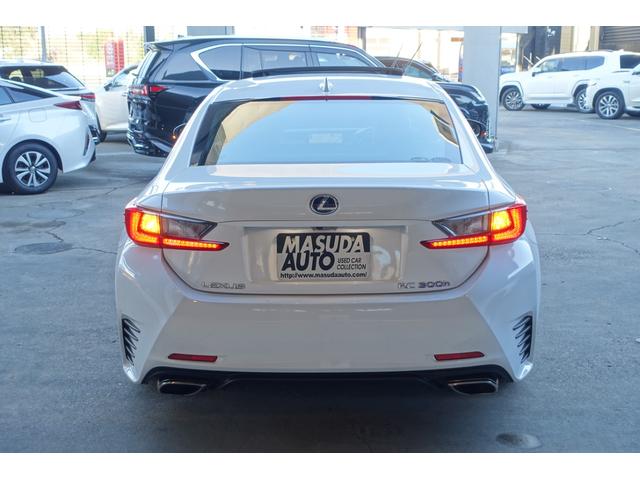 ＲＣ ＲＣ３００ｈ　Ｆスポーツ　ＳＲ　エアシート　ＬＤＡ　ＡＨＢ　ビルドインＥＴＣ２．０　ステアリングＨ（7枚目）