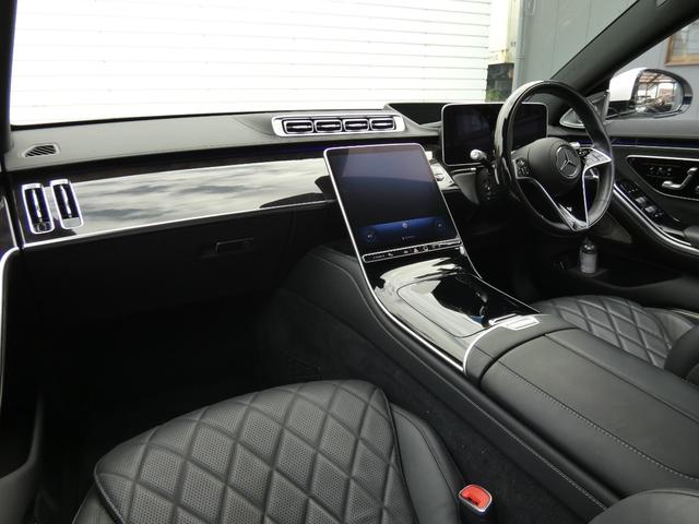 Sクラス S500 4マチックロング AMGライン リアエンタ リアコンフォートPKG ARHUD 3Dコックピット エナジャイジング リラクゼーション ダイナミックシート エアバランス アンビエントライト Burmesuter3D フットトランク AMG20AW(8枚目)