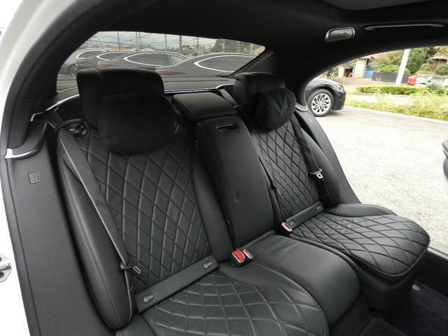 Sクラス S500 4マチックロング AMGライン リアエンタ リアコンフォートPKG ARHUD 3Dコックピット エナジャイジング リラクゼーション ダイナミックシート エアバランス アンビエントライト Burmesuter3D フットトランク AMG20AW(40枚目)