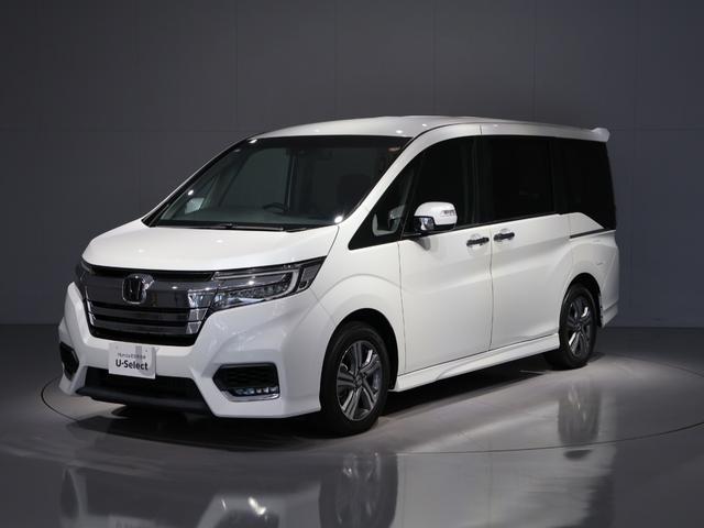 ステップワゴンスパーダ ｅ：ＨＥＶスパーダＧホンダセンシング　禁煙車　運転支援機能　衝突軽減ブレーキ　１０インチナビ　１１インチリア席モニター　バックカメラ　Ｂｌｕｅｔｏｏｔｈ接続　ＬＥＤヘッドライト　スマートキー　両側電動スライドドア　ドラレコ　ＬＥＤライト（8枚目）