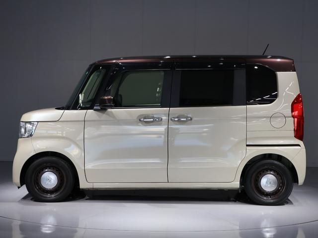 Ｎ－ＢＯＸ Ｌ・ターボ　禁煙車　運転支援機能　衝突軽減ブレーキ　２トーンカラー　両側電動スライドドア　ＥＴＣ　ＬＥＤヘッドライト　純正ナビ　バックカメラ　Ｂｌｕｅｔｏｏｔｈ接続　前後ドライブレコーダ　障害物センサー　Ａライト（7枚目）