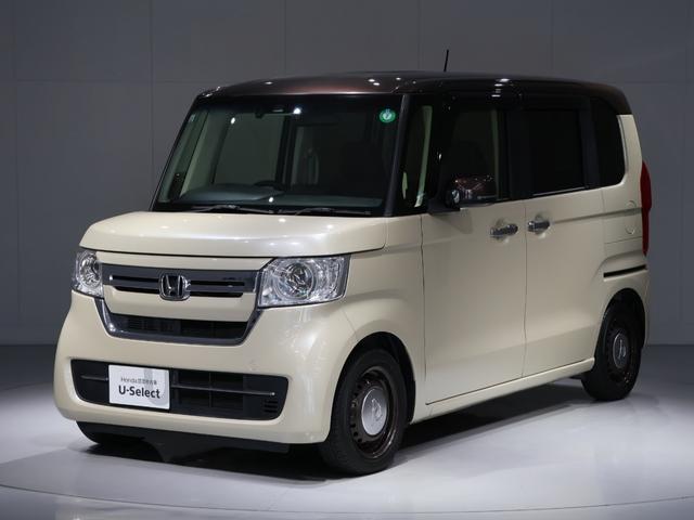 Ｎ－ＢＯＸ Ｌ・ターボ　禁煙車　運転支援機能　衝突軽減ブレーキ　２トーンカラー　両側電動スライドドア　ＥＴＣ　ＬＥＤヘッドライト　純正ナビ　バックカメラ　Ｂｌｕｅｔｏｏｔｈ接続　前後ドライブレコーダ　障害物センサー　Ａライト（8枚目）