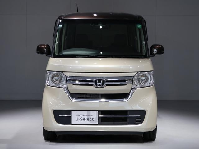 Ｎ－ＢＯＸ Ｌ・ターボ　禁煙車　運転支援機能　衝突軽減ブレーキ　２トーンカラー　両側電動スライドドア　ＥＴＣ　ＬＥＤヘッドライト　純正ナビ　バックカメラ　Ｂｌｕｅｔｏｏｔｈ接続　前後ドライブレコーダ　障害物センサー　Ａライト（9枚目）