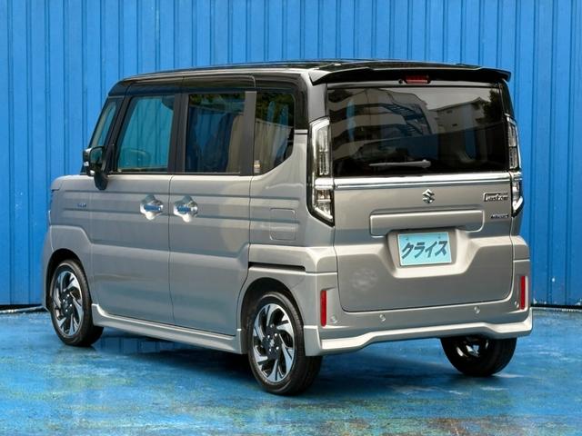 スペーシアカスタム ハイブリッドXSターボ 走行距離4キロ/届け出済み未使用車/全方位モニター付メモリーナビゲーション/スマートキー(3枚目)