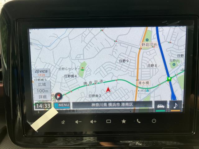 スペーシアカスタム ハイブリッドXSターボ 走行距離4キロ/届け出済み未使用車/全方位モニター付メモリーナビゲーション/スマートキー(9枚目)