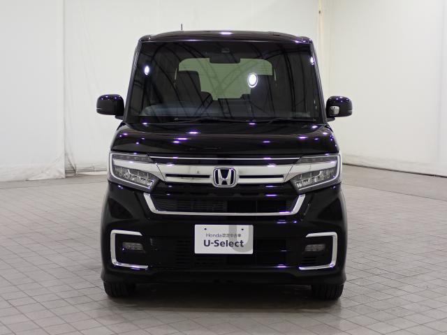 N-BOXカスタム Lターボ 地デジチューナー 衝突軽減ブレーキサポート LEDヘッドライ 1オーナー 禁煙 アイドリングS ターボエンジン PS カーテンエアバック シートヒータ エアバック USB AAC ABS(10枚目)
