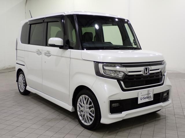 N-BOXカスタム Lターボ 地デジチューナー 衝突軽減ブレーキサポート LEDヘッドライ 1オーナー 禁煙 アイドリングS ターボエンジン PS カーテンエアバック シートヒータ エアバック USB AAC ABS(9枚目)