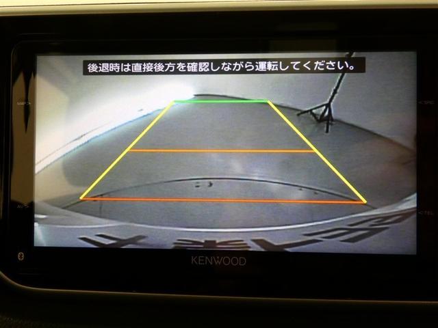 車庫入れの強い味方。後退時の死角をチェックするために便利です。