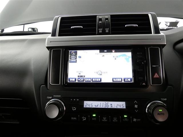 ランドクルーザープラド TX 4WD サンルーフ 乗車定員7人 アルミホイール LEDヘッドランプ 記録簿 キーレス CD 盗難防止装置 メモリーナビ フルセグ(7枚目)