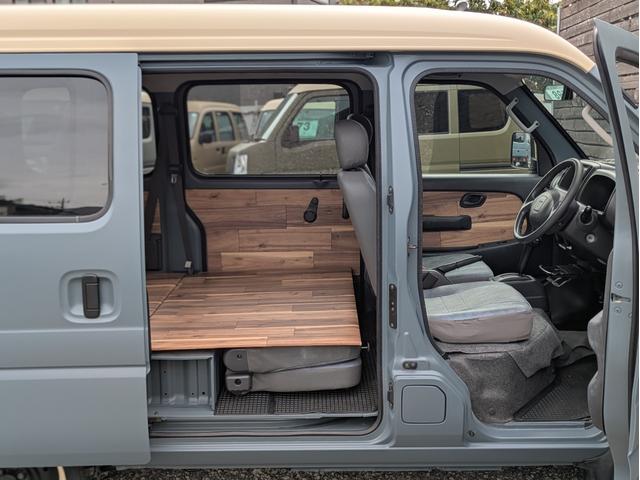エブリイ ＰＣ　軽バンカスタム　車中泊　マットペイント　アウトドア仕様　キャンプ　釣り　サーフィン　アクティブスタイル　バンライフ　アウトドアカスタム　バンカスタム　フルフラット　キャンプバン　サーフトリップ（33枚目）