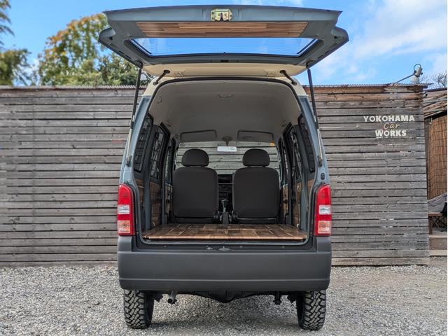 エブリイ PA 軽バンカスタム 軽ワンボックス 軽バンライフ バンライフ フルフラットフロア 4WD 軽キャン アウトドアカスタム 車中泊 ウッド調内装(38枚目)