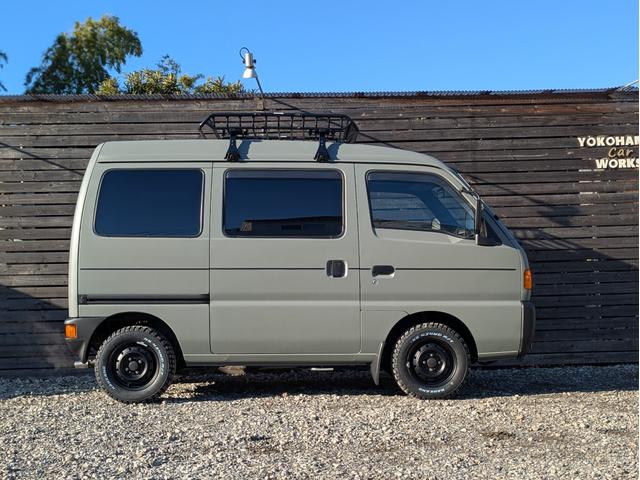 エブリイ ジョイポップターボ　４ＷＤ　５速　軽バンカスタム　旧車　平成レトロ　ネオクラシックカー　フルフラットフロア　セパレートシート　アウトドアカスタム　軽キャン　車中泊　オリジナルカスタム（6枚目）