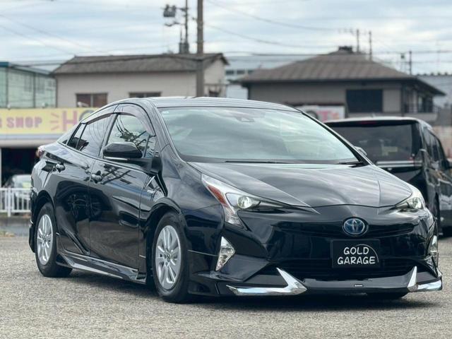 プリウス Ｓ　トヨタセーフティーセンス　バックガイドモニター　Ｂｌｕｅｔｏｏｔｈ接続　ＬＥＤヘッドライト　オートクルーズコントロール　ハンズフリー　オートマチックハイビーム　プッシュスタート　フルセグナビ　ＥＴＣ（7枚目）