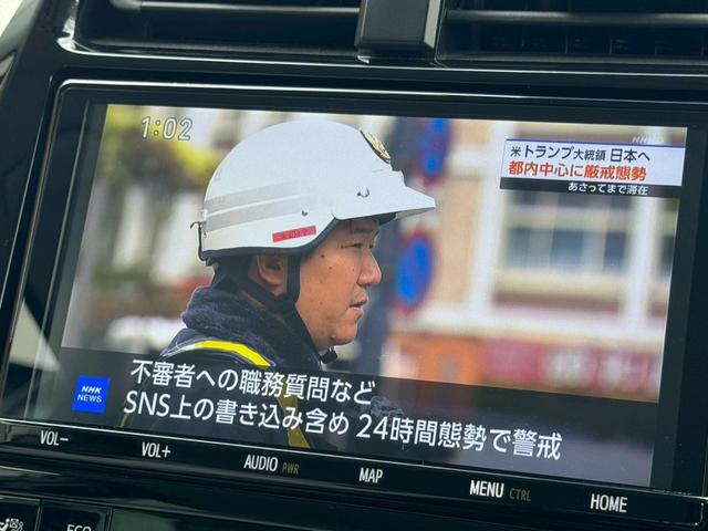 プリウス Ａ　モデリスタ（Ｆ・Ｓ・ＬＥＤデイライト）ＴＲＤ（Ｒ・ＲＳ・Ｆガーニッシュ・マフラー）デジタルインナーミラー　ＴＳＳ　ＢＳＭ　Ｐシート　純正９インチフルセグナビ　ＥＴＣ２．０　社外１７インチＡＷ　Ｃソナー（4枚目）