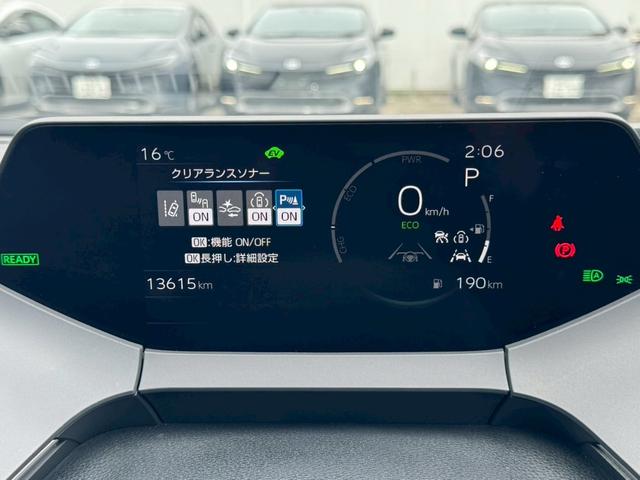 プリウス Z モデリスタエアロ パノラミックビューモニター シートヒーター バックカメラ ブラインドスポットモニター TV ETC アップルカープレイ クリアランスソナー PCS PKSB AC100V(14枚目)