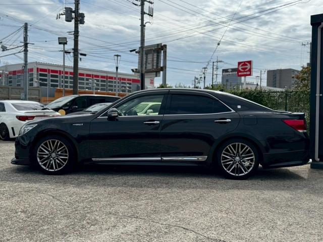 クラウンハイブリッド アスリートG サンルーフ 前後モデリスタエアロ J-uNit4本出しマフラー 純正ナビ パノラミックビューモニター 純正18インチAW メモリー機能パワーシート HIDヘッドライト&フォグ Bluetooth接続(29枚目)