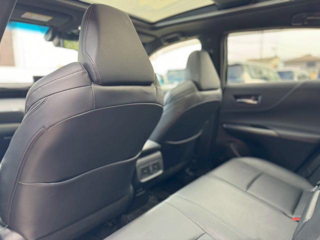 ハリアーハイブリッド Z レザーパッケージ モデリスタエアロ 調光パノラマルーフ デジタルインナーミラー 革シート シートH&V JBL HUD パワーシート 19インチAW LEDヘッドライト&フォグ アップルカープレイ ETC(46枚目)